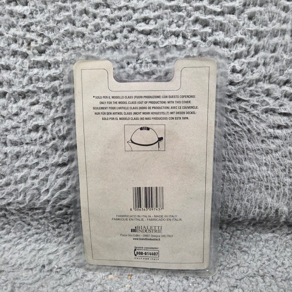 Bialetti Moka Express Replacement Gasket Filter 6 Cup White Ricambi Originali - Picture 2 of 2